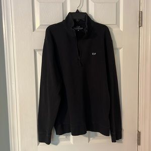 Black vineyard vines quarter zip